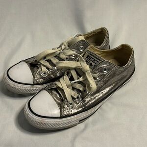 Converse Metallic Low Top Sneakers Chuck Size 7 women